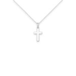 SILVER W:1.29G MEDIUM CROSS PENDANT F:925