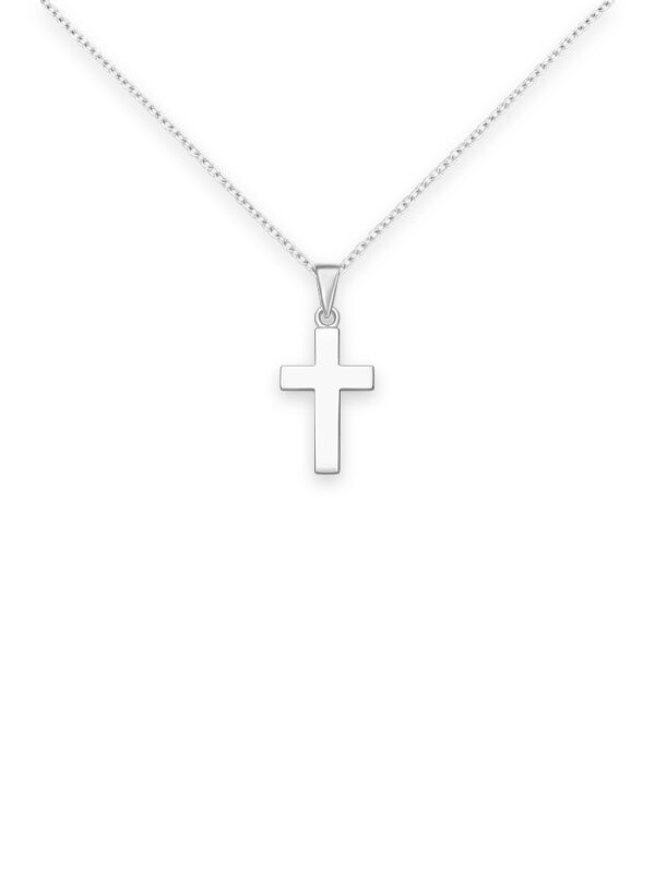 SILVER W:1.29G MEDIUM CROSS PENDANT F:925
