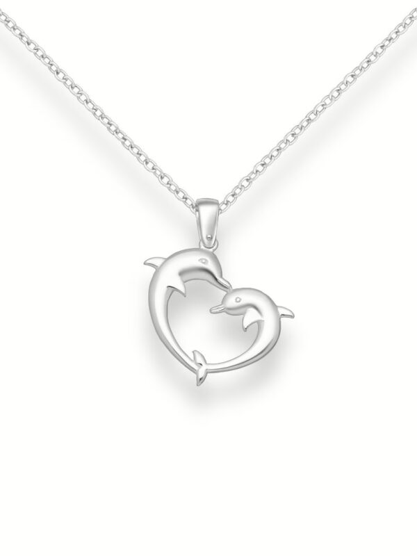 SILVER W:1.71G DOPHIN PENDANT F:925