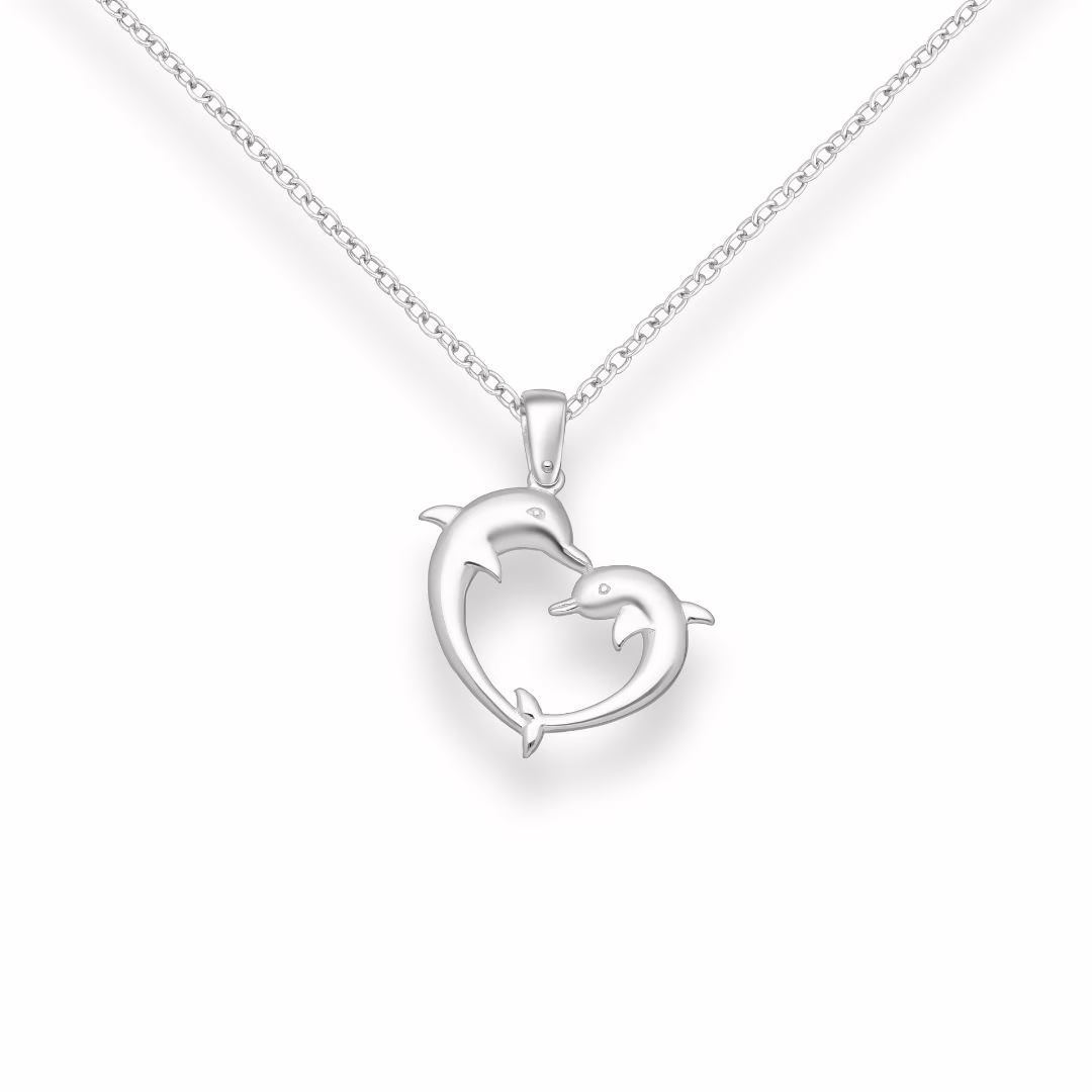 SILVER W:1.71G DOPHIN PENDANT F:925