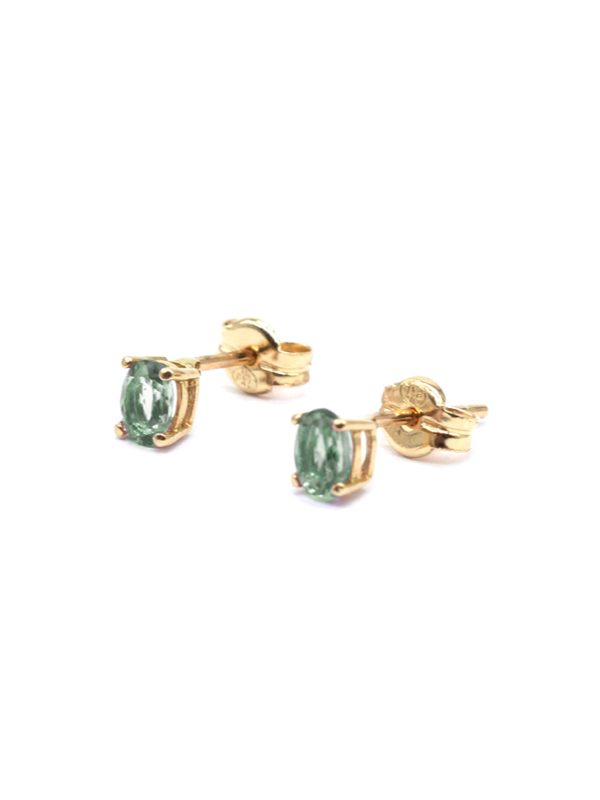 Earring - Yellow Gold with Peridot