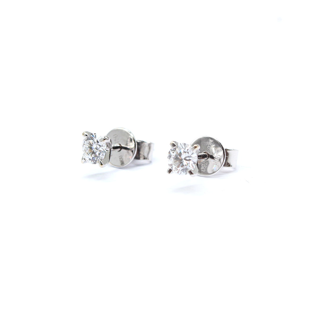 Earring - White Gold with Diamonds