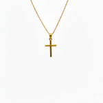 GOLD W: 0.40g Cross Pendant F:750