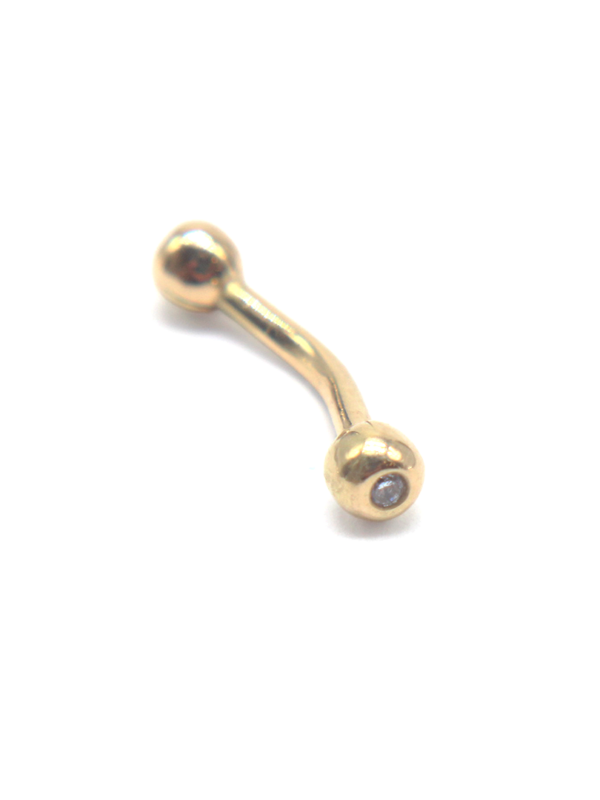 Nose pin - Yellow Gold
