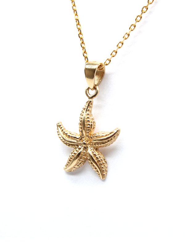 Pendant Starfish - Yellow Gold