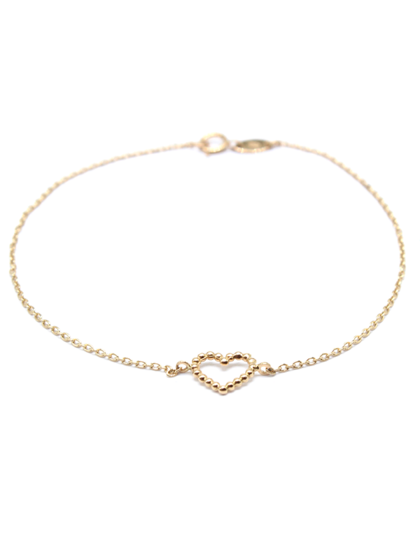 Bracelet Coeur - Yellow Gold