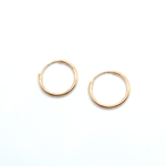 Earring - Small Creole Yellow Gold