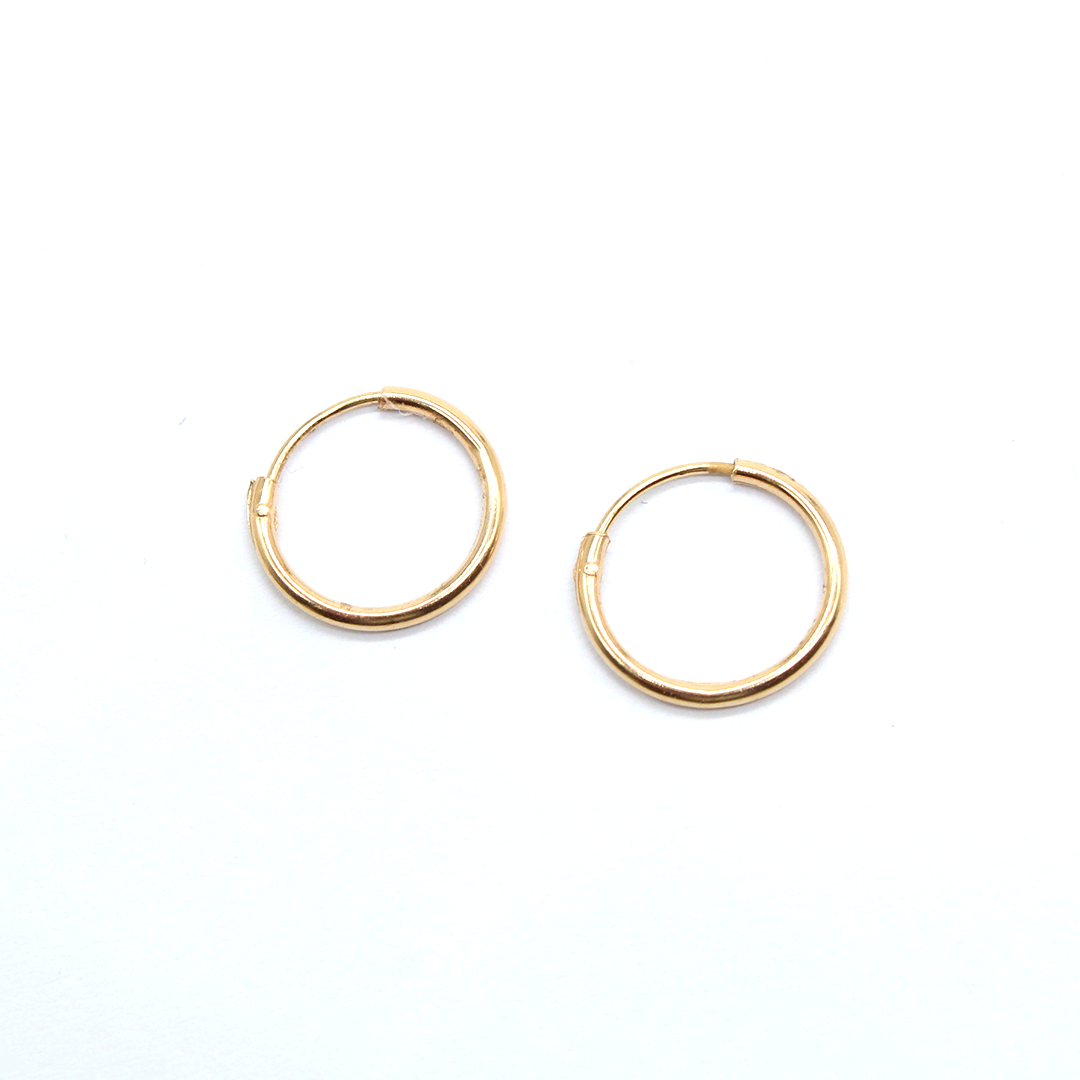 Earring - Small Creole Yellow Gold