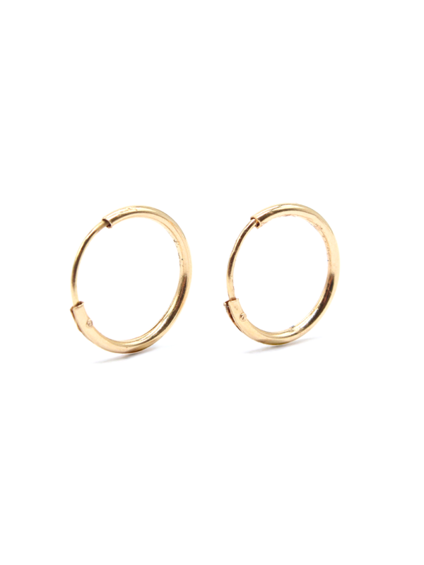 Earring - Small Creole Yellow Gold