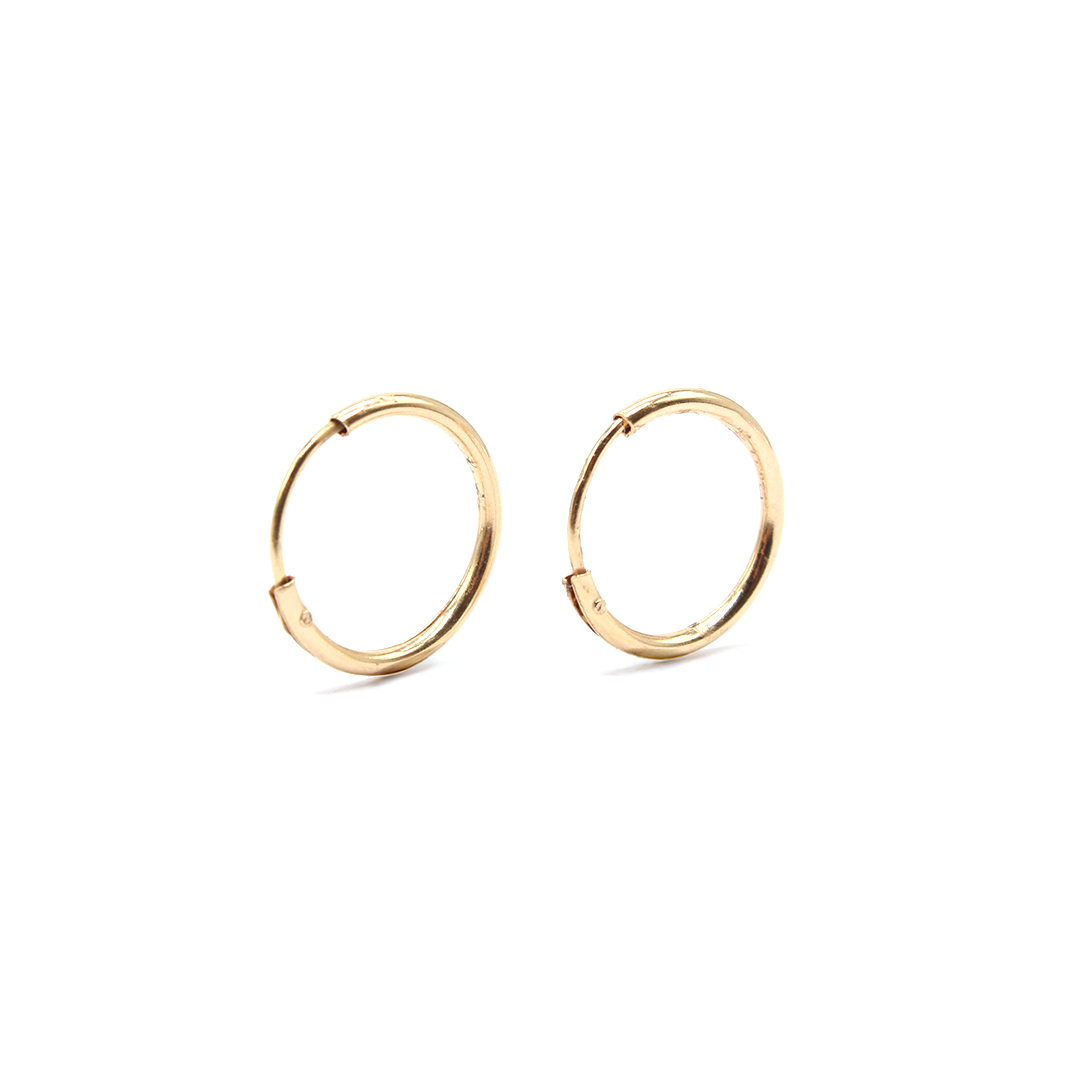 Earring - Small Creole Yellow Gold