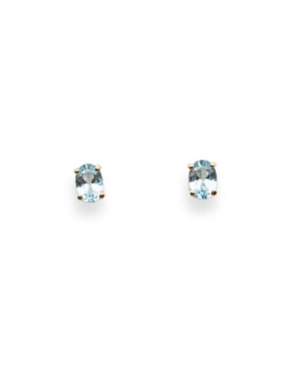 GOLD W: 0.55g topaz Earring 0.3ct F:750