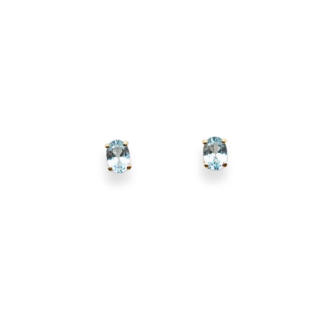 GOLD W: 0.55g topaz Earring 0.3ct F:750