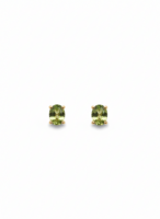 GOLD W: 0.55g Peridot Earring 0.3ct F:750