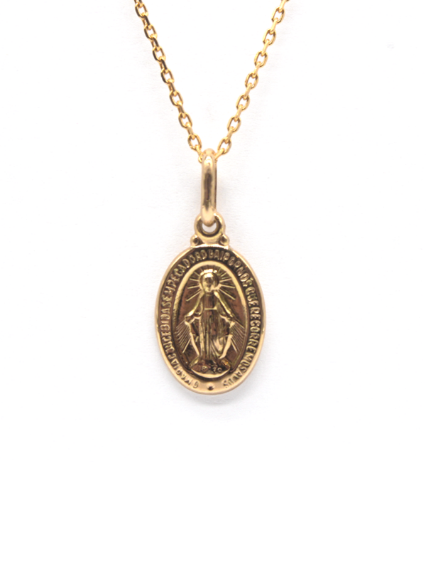 Pendant La Vierge - Yellow Gold
