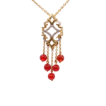 Pendant - Arboresans with Grenat Beads