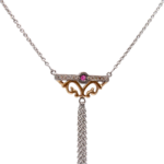 Neckalce - Arboresans with Pink Sapphire