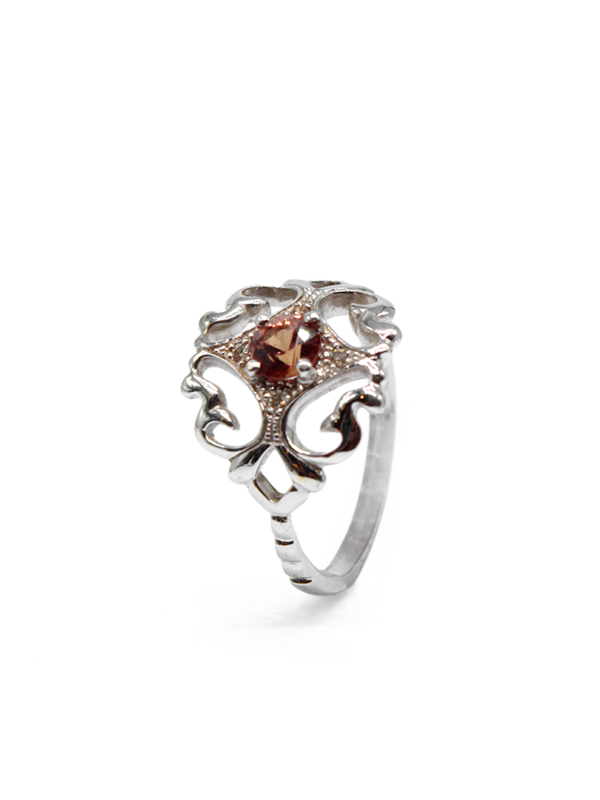 Ring - Arboresans with Orange Sapphire