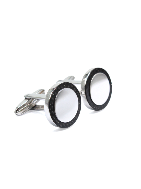 Cufflink - Carbon Steel