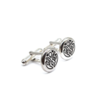 Cufflink - Silver Engraved Arboresans