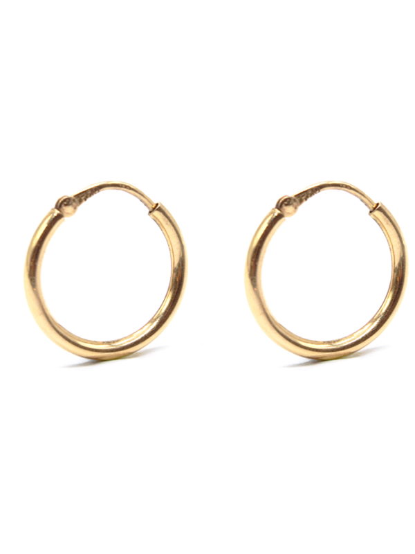 Earring - Creole Medium Yellow Gold Creole