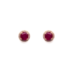 RUBY 1.33ctDIAMOND:0.11ct ROSE GOLD:2.24g F:750