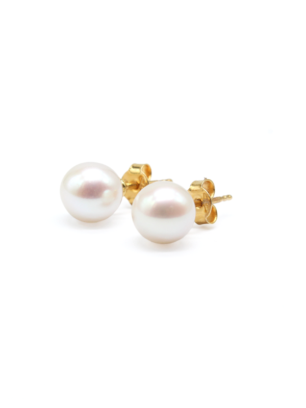 Earring - Gold with Pearl