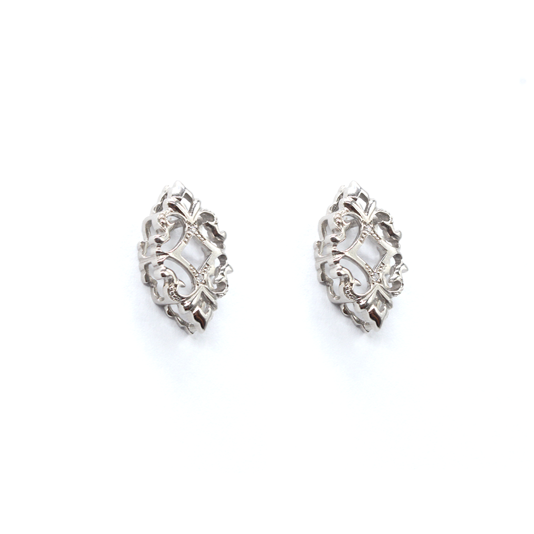 Arboresans - Gold Earrings with Diamonds