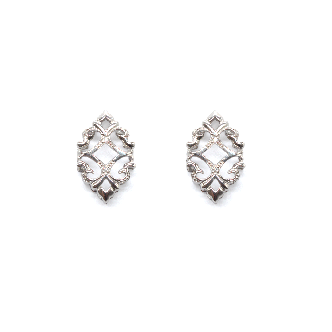 Arboresans - Gold Earrings with Diamonds