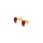 Earring - Yellow Gold with Ruby