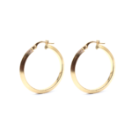 Earring - Yellow Gold Hoops