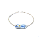 Kintsugi - Bracelet Yellow Gold & Silver - Porcelain