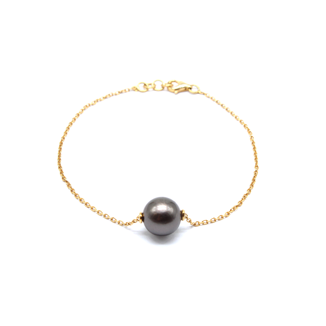 Bracelet - Yellow Gold with Tahiti Pearl