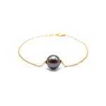 Bracelet - Yellow Gold with Tahiti Pearl
