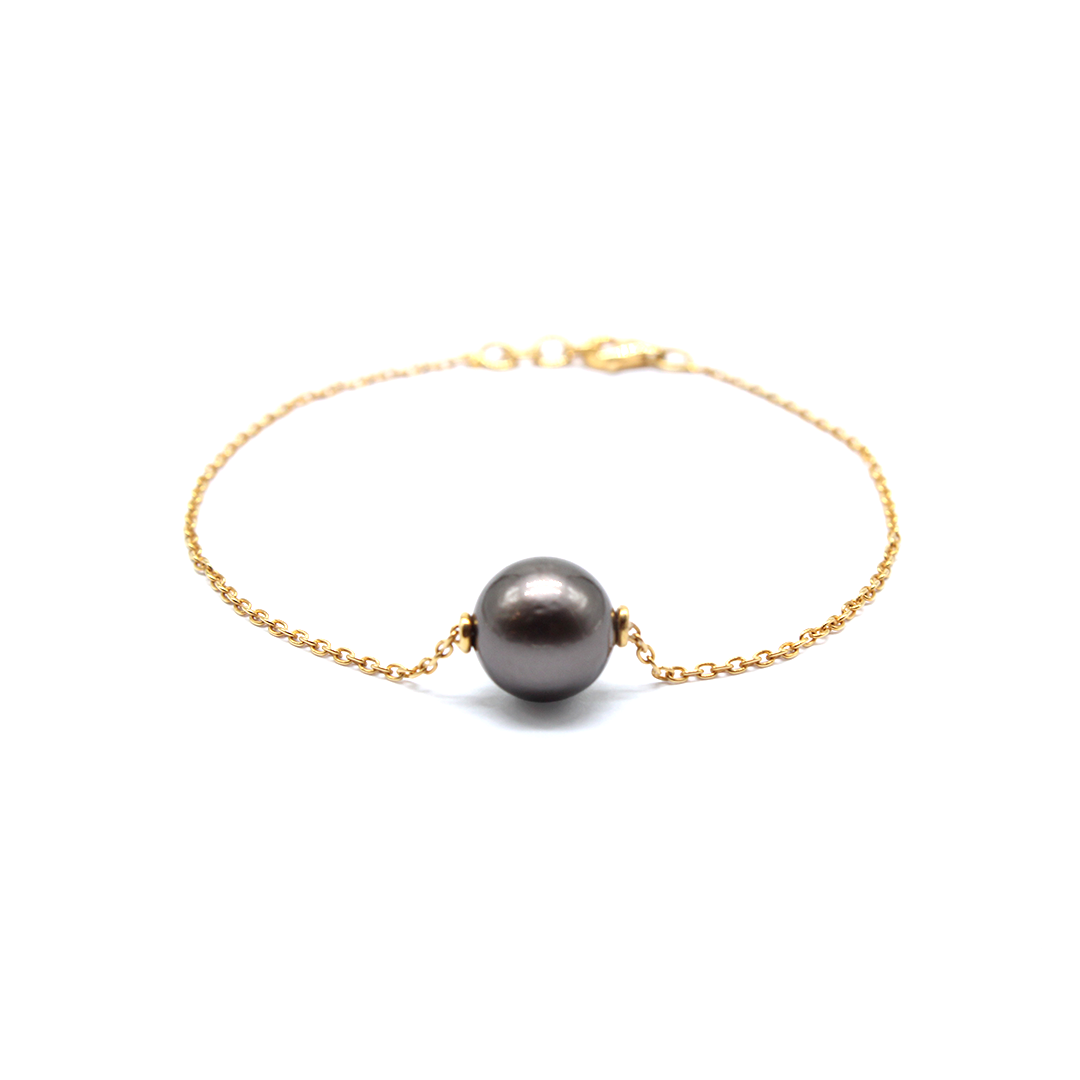 Bracelet - Yellow Gold with Tahiti Pearl