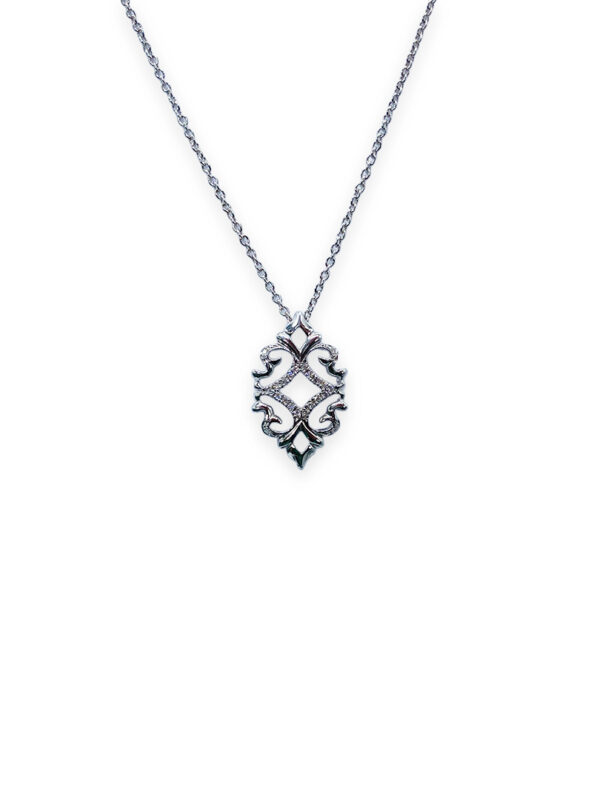 ARBO WG W:5.49g DIAM 22 x 0.004ct F: 750 NECKLACE