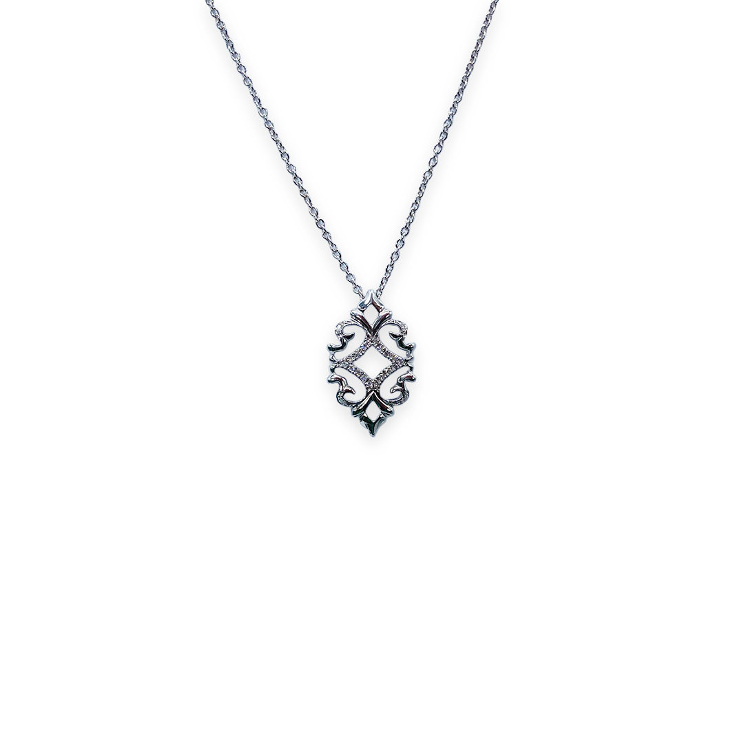 ARBO WG W:5.49g DIAM 22 x 0.004ct F: 750 NECKLACE