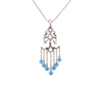 Necklace - Arboresans - White Gold with Diamonds