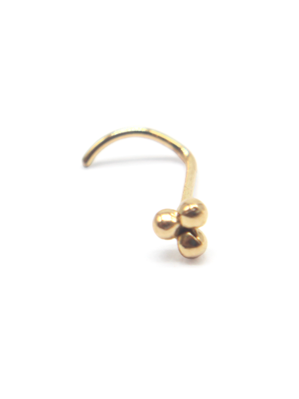 Nose pin - Yellow Gold