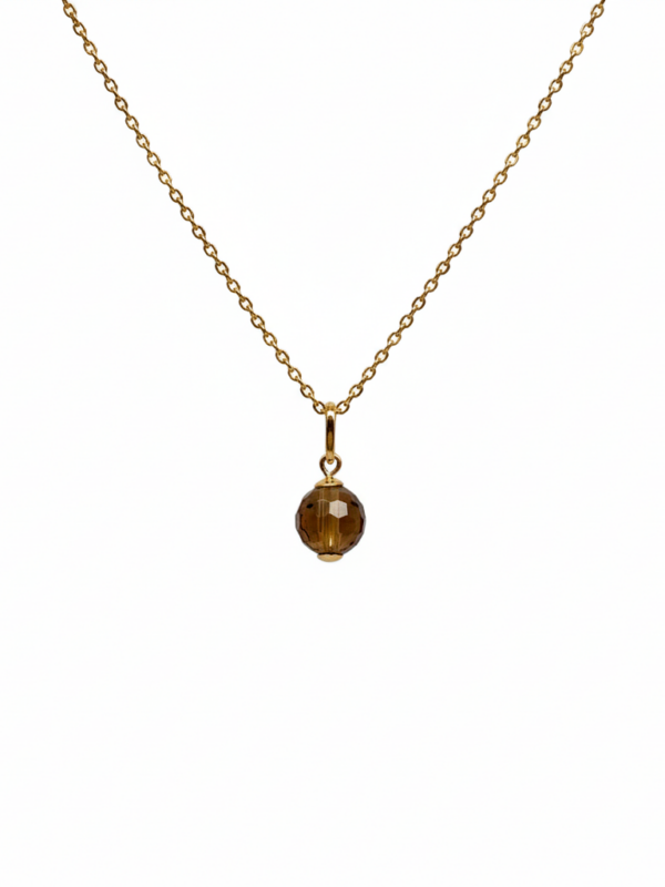 Yellow Gold Pendant Sultanite Stone W: 4.35ct W:0.37 F:750