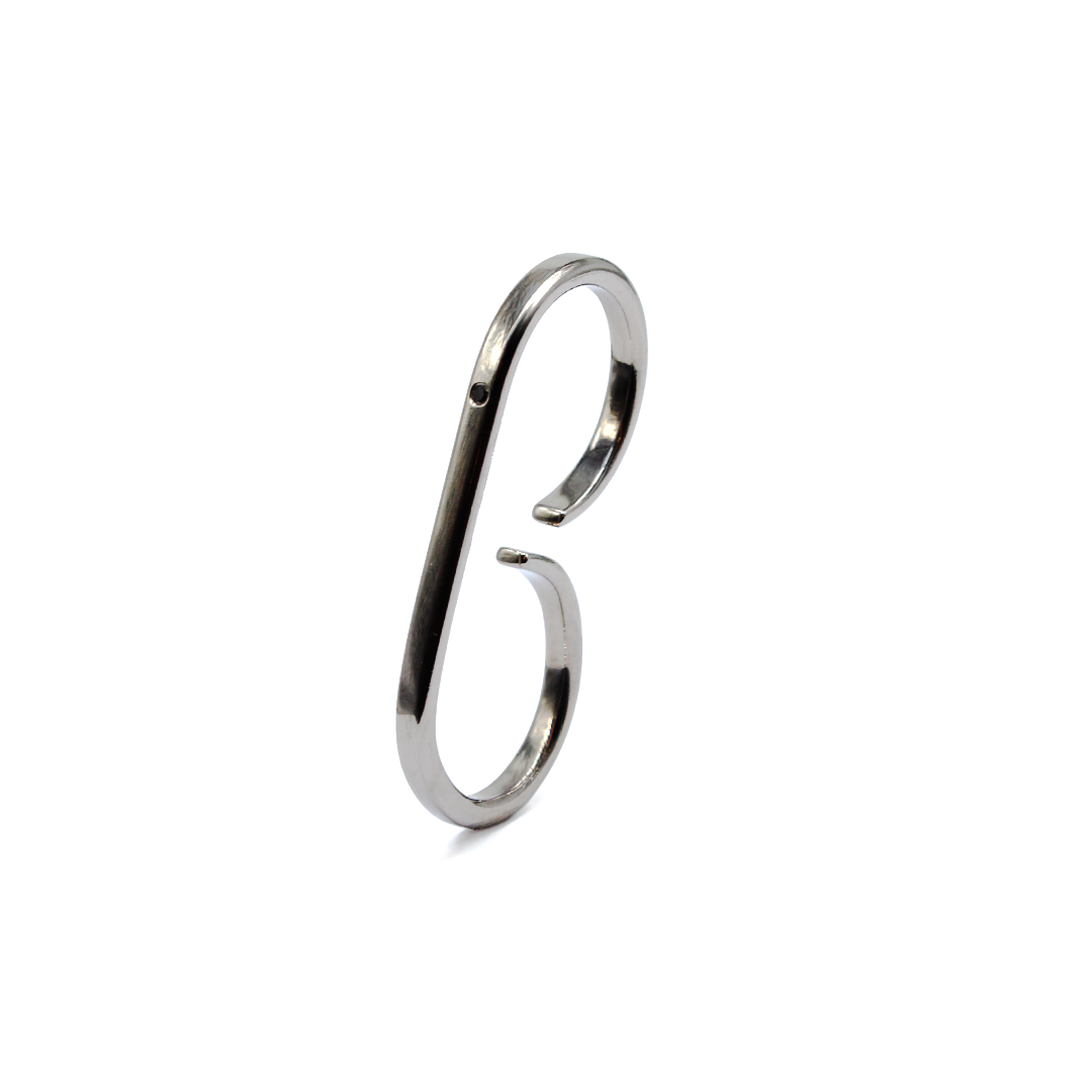 B-Ring with Black Diamond