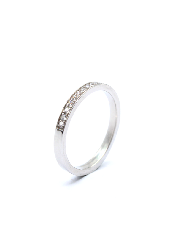 Ring - White Gold with Diamonds