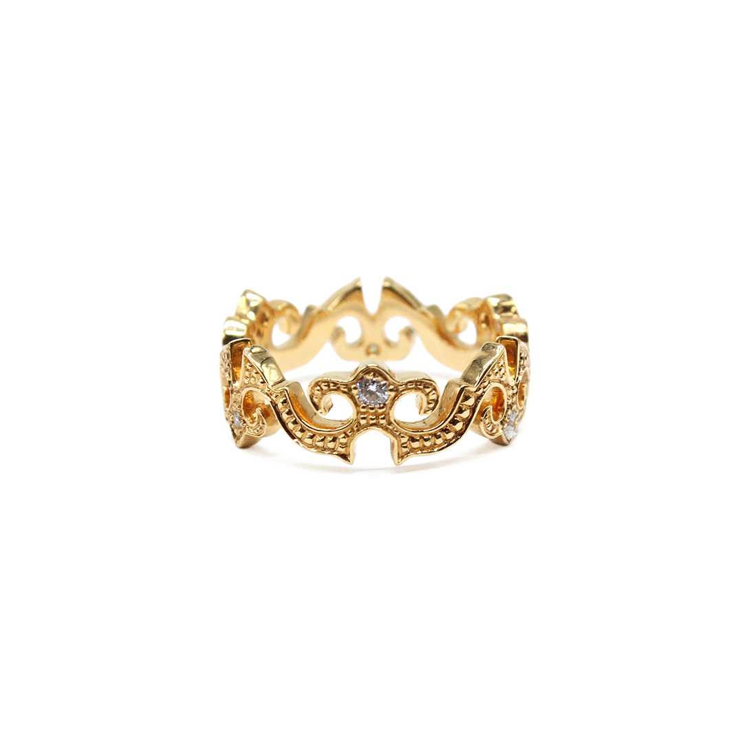 Ring - Arboresans Yellow Gold with Diamonds