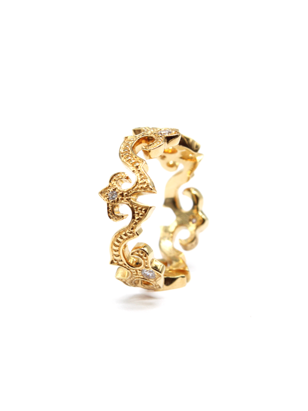 Ring - Arboresans Yellow Gold with Diamonds