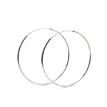Earrings - Big Silver Creole