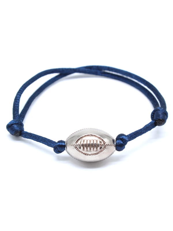 Bracelet - Silver Rugby