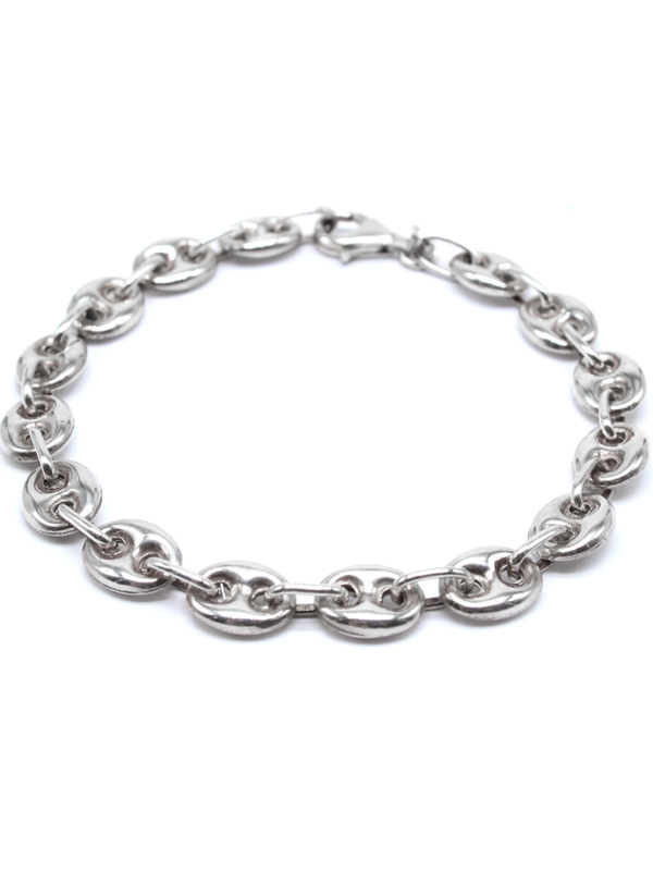 Bracelet - Silver Coffee Bean