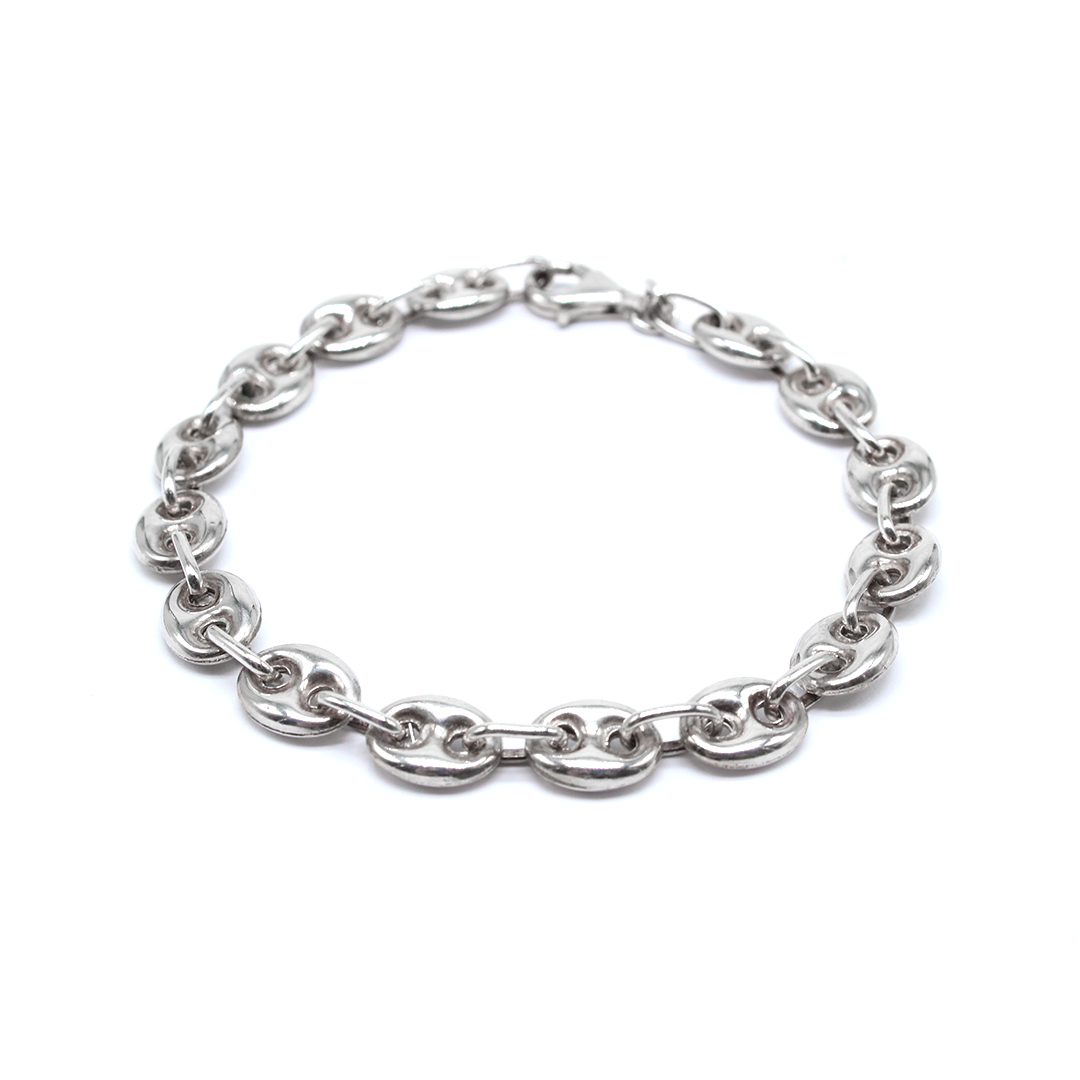 Bracelet - Silver Coffee Bean