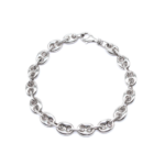 Bracelet - Silver Coffee Bean