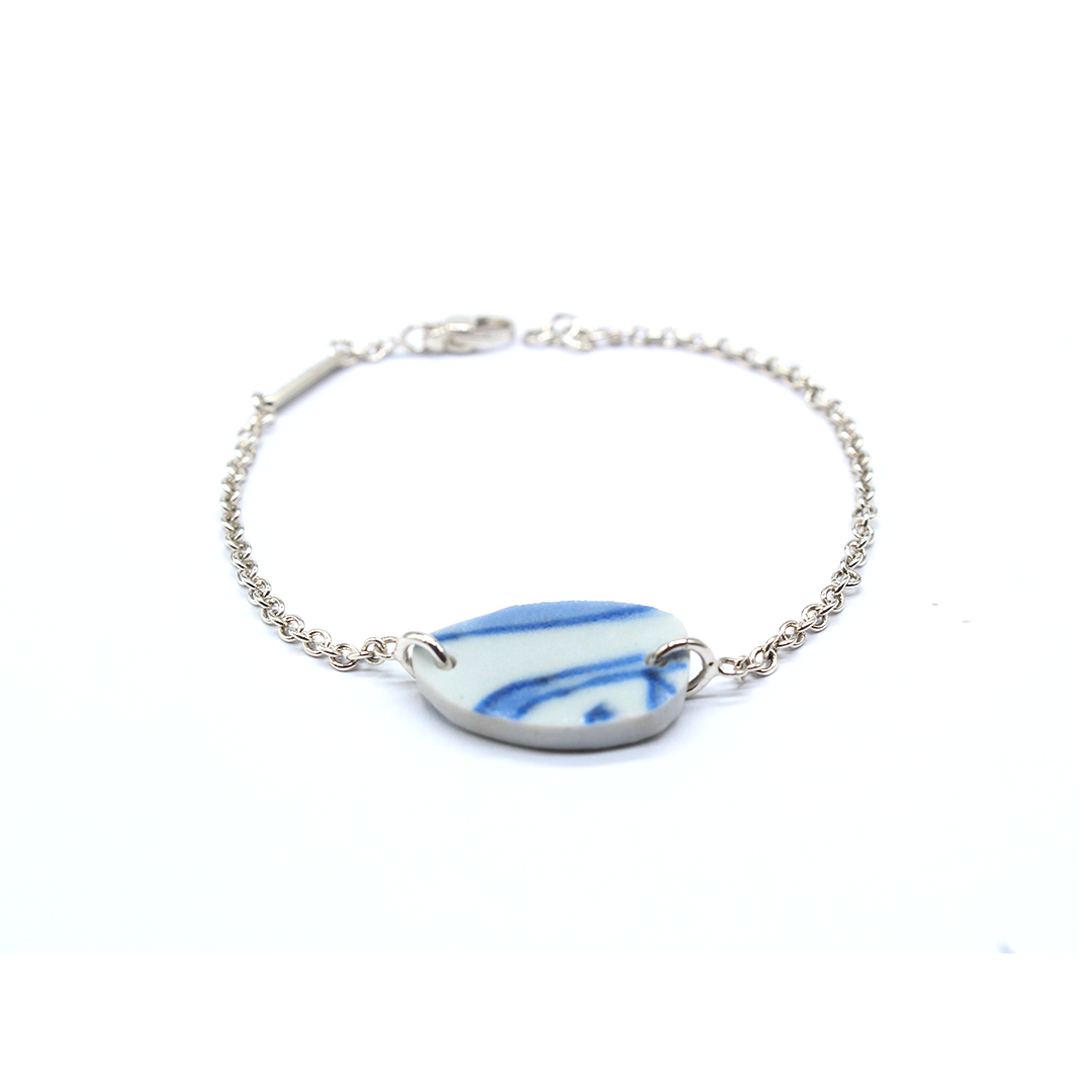 Kintsugi - Bracelet Silver - Porcelain