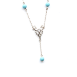 NL BEADS TURQUOISE ARBO W:3.2G F:925